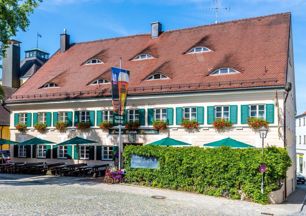 Hotel Maierbraeu Altomunster Bagian luar foto