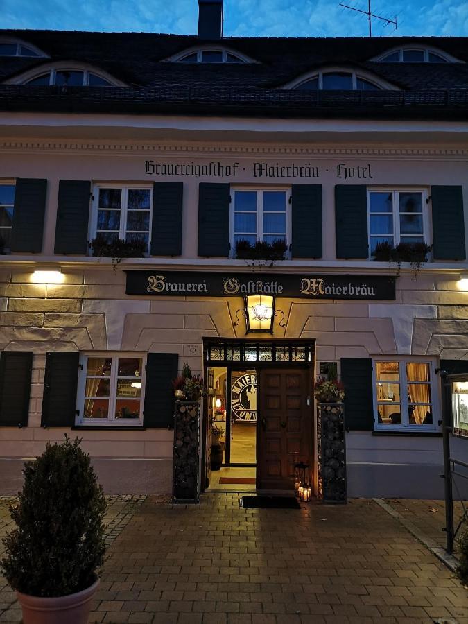 Hotel Maierbraeu Altomunster Bagian luar foto