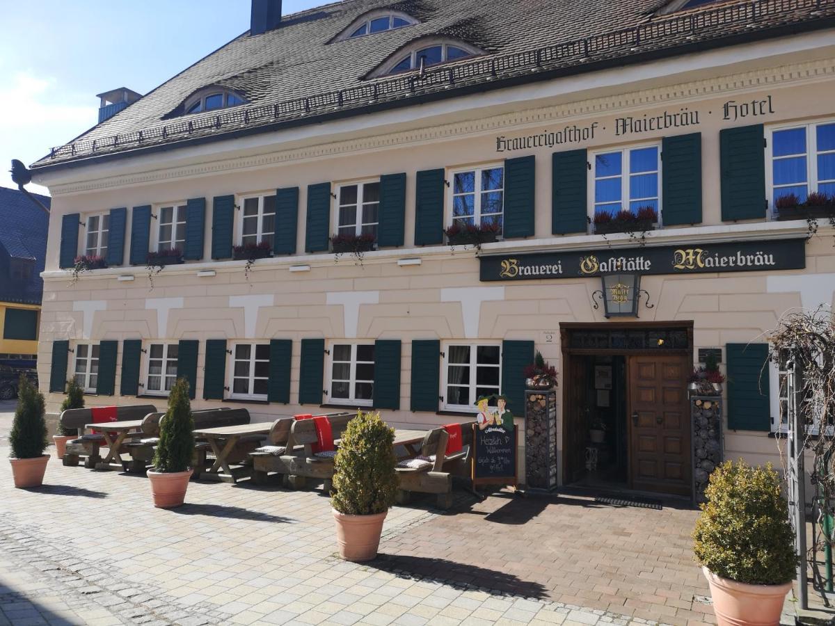 Hotel Maierbraeu Altomunster Bagian luar foto