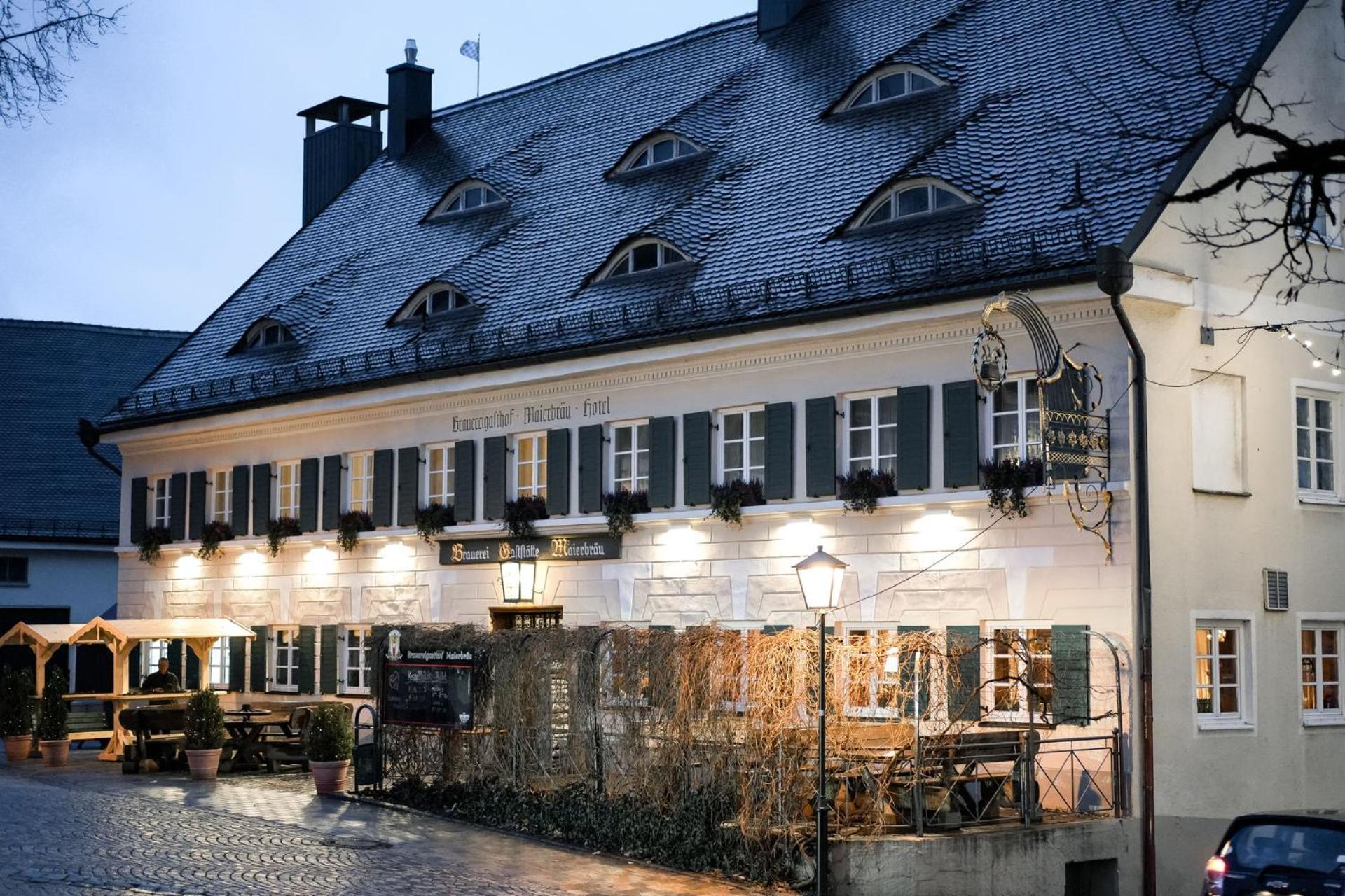 Hotel Maierbraeu Altomunster Bagian luar foto
